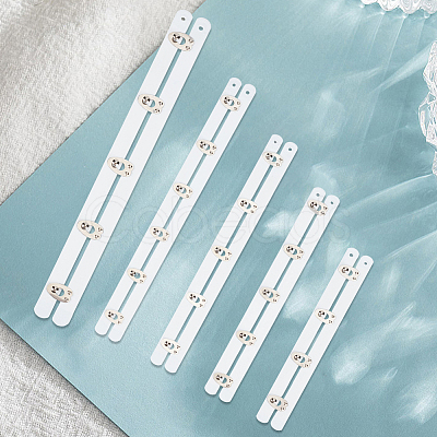 5 Pairs 5 Styles Stainless Steel Corset Busk FIND-CL0002-01-1