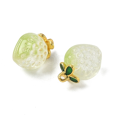 Transparent Glass Pendants GLAA-P072-03G-03-1