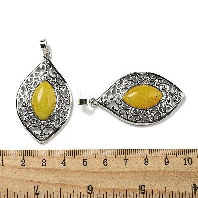 Natural Topaz Jade Pendants G-Q158-02B-1