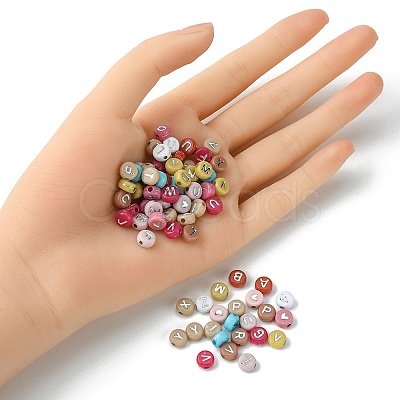 Opaque Acrylic Beads MACR-YW0002-65-1