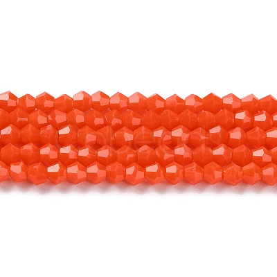 Opaque Solid Color Imitation Jade Glass Beads Strands LS-EGLA-A039-P4mm-D03-1