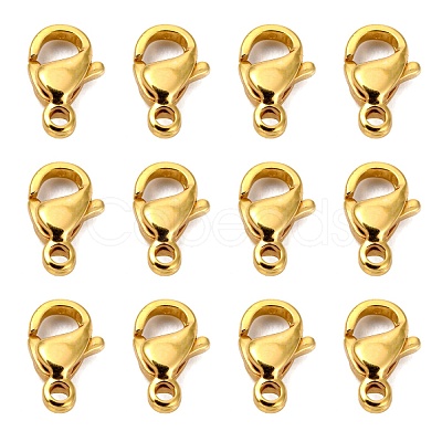 304 Stainless Steel Lobster Claw Clasps X-STAS-R050-9x5mm-02-1