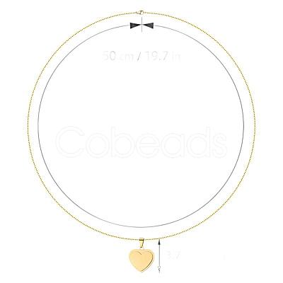 201 Stainless Steel Geometric Pendant Necklaces WGD60F5-04-1