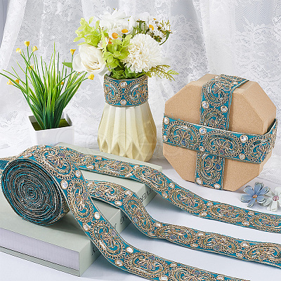 Ethnic Style Polyester Ribbon for Sewing Decoration OCOR-WH20007-26A-1
