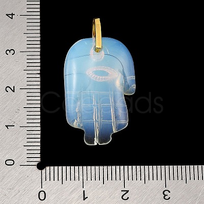Opalite Carved Pendants GG-CBA5963-01L-NH-1