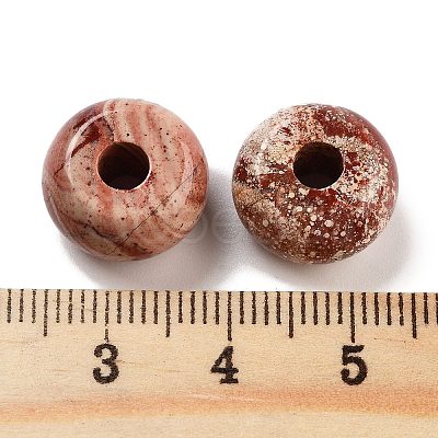 Natural Mixed Stone European Beads G-C134-04-1