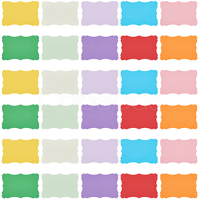 50Pcs 10 Colors DIY Paper Blank Greeting Cards AJEW-CP0010-26B-1