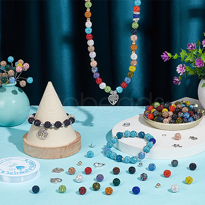 DIY Stretch Bracelet Kits DIY-PH0030-72-1