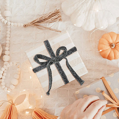 Polyester Chenille Ribbon OCOR-WH0097-36C-1