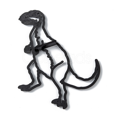 8Pcs Dinosaur Theme Food Grade Plastic Cookie Cutter Set DIY-D047-12-1