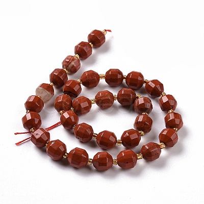 Natural Red Jasper Beads Strands G-G990-F07-1