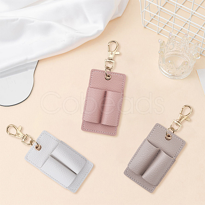 3Pcs PU Keychains KEYC-CL0001-49A-1