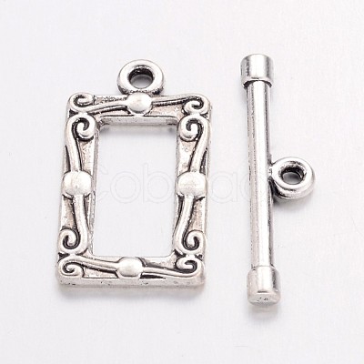 Tibetan Style Alloy Toggle Clasps K0966041-1
