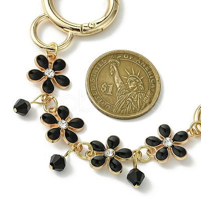 Zinc Alloy Spring Gate Rings Bag Extension Chains AJEW-BA00142-04-1