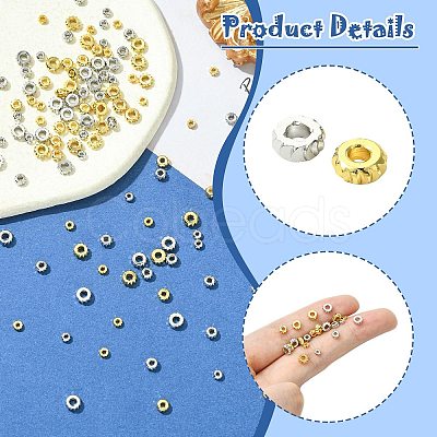 120Pcs 6 Styles Brass Beads KK-CJ0003-42-1