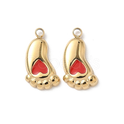 304 Stainless Steel Charms STAS-H483-02G-1