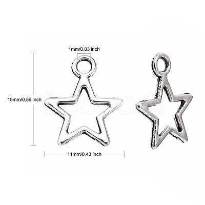 Tibetan Style Alloy Charms LS-LF10651Y-NF-1