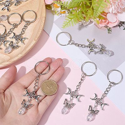 20Pcs Alloy Keychain KEYC-SC0001-15E-1