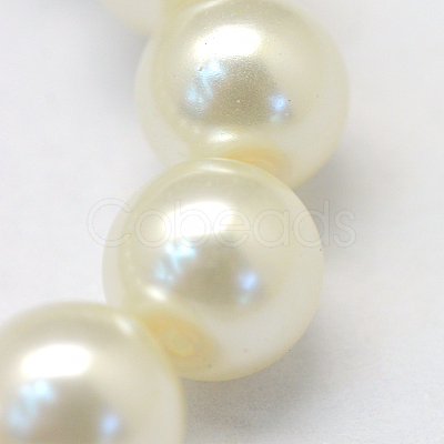 Baking Paint Glass Pearl Bead Strands X-HY-Q003-5mm-02-1