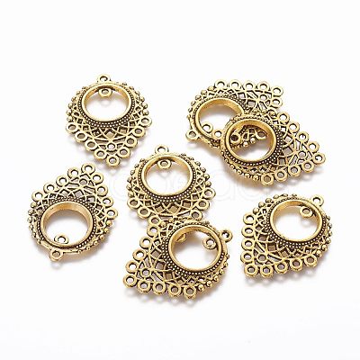 Tibetan Style Alloy Chandelier Component Links TIBE-A006-022AG-1
