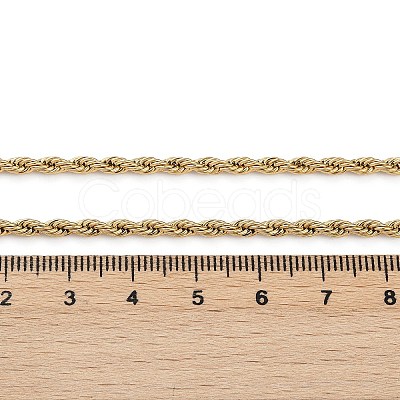 304 Stainless Steel Rope Chain Necklaces NJEW-F226-03G-04-1