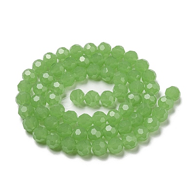 Imitation Jade Glass Beads Stands EGLA-A035-J10mm-D01-1