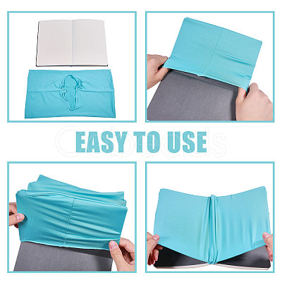 Elastic Cloth Book Cover AJEW-WH0696-009M-1