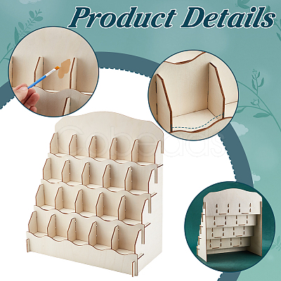 Wood Model Toy Display Holder ODIS-WH0030-107-1
