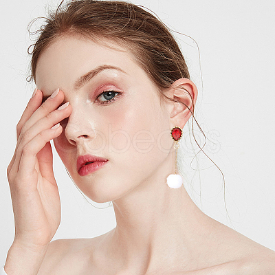 20Pcs 5 Color Alloy Stud Earring Finding DIY-OC0010-09-1