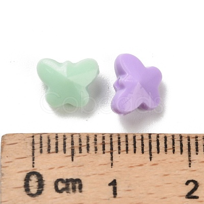 Opaque Acrylic Beads SACR-D009-02O-1