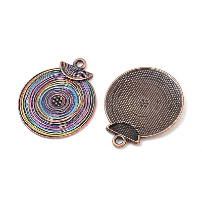 Tibetan Style Alloy Pendants AL-CBA606A-09-1