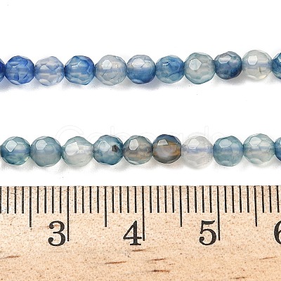 Natural Agate Beads Strands G-E469-12W-1