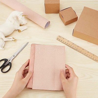 Velvet Coated Book-binding Paper DIY-WH0033-32C-1