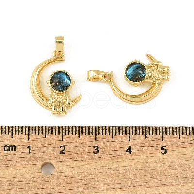 Brass Enamel Pendants KK-I477-02G-1
