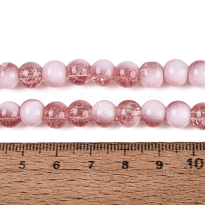 Crackle Glass Beads Strands GLAA-U001-8mm-13-1