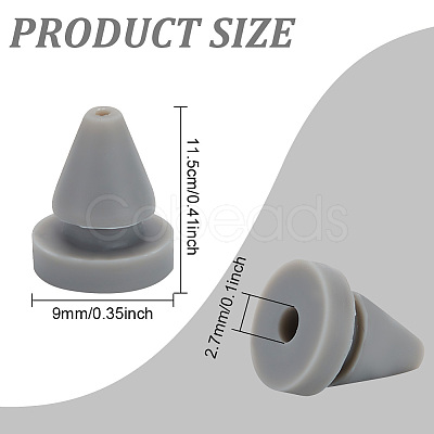 Silicone Door Hinge Outlet Silencer AJEW-WH0348-24-1