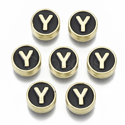 Alloy Enamel Beads LS-X-ENAM-S122-028Y-NR-1