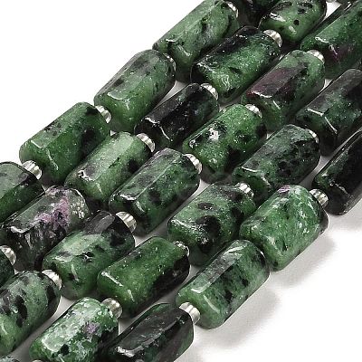 Natural Ruby in Zoisite Beads Strands G-G068-A06-01-1