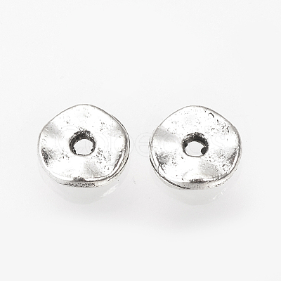 Tibetan Style Alloy Spacer Beads TIBE-S311-21AS-LF-1