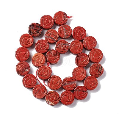 Natural Red Jasper Beads Strands G-D475-01N-1
