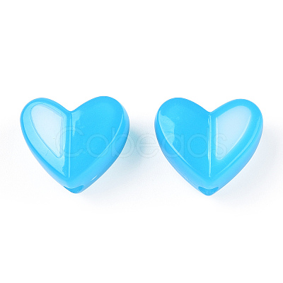 Two Tone Opaque Acrylic Beads SACR-I005-05D-02-1
