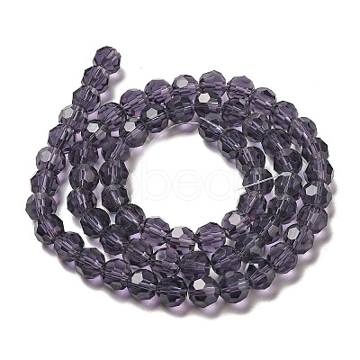 Transparent Glass Beads EGLA-A035-T8mm-D15-1