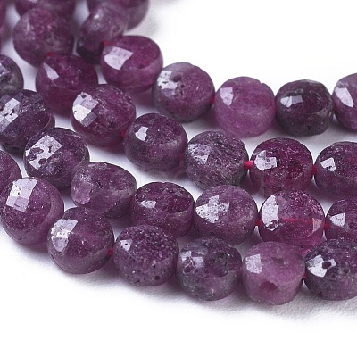 Natural Ruby Beads Strands G-I249-A33-1