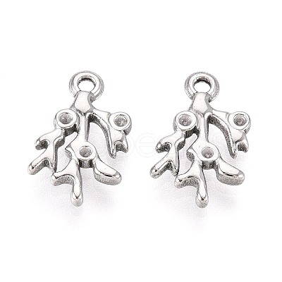 304 Stainless Steel Pendant Rhinestone Settings STAS-T067-44P-1