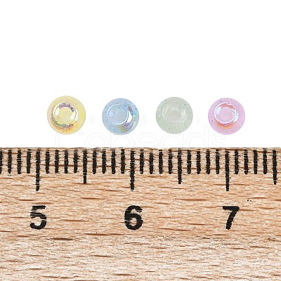 Mixed Color Imitation Cat Eye Glass Round Seed Beads SEED-NH0003-01A-04-1