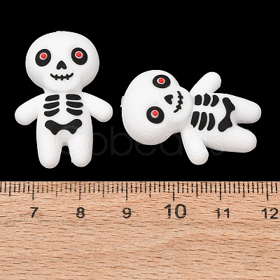Halloween Silicone Focal Beads SL-CBADC51-05-1