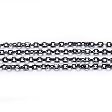 Handmade 304 Stainless Steel Cable Chains STAS-P213-01B-02-1