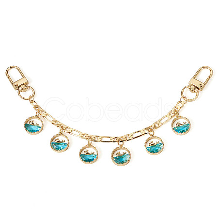 Brass Figaro Chains Bag Strap AJEW-TAC00039-1
