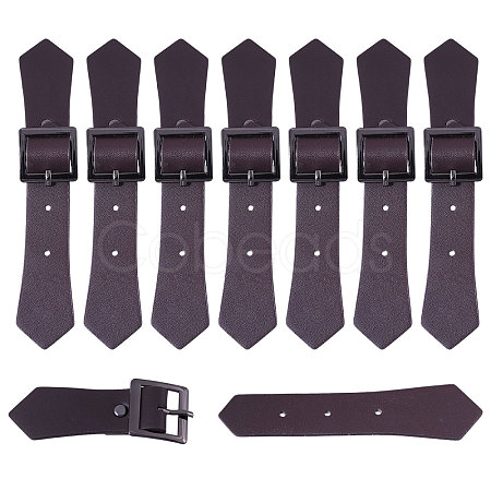 Zinc Alloy & Imitation Leather Buckle Clasps FIND-CA0010-43-1