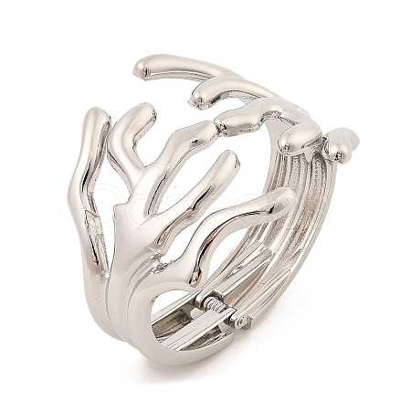 Alloy Wide Bangles for Women BJEW-L629-10P-1